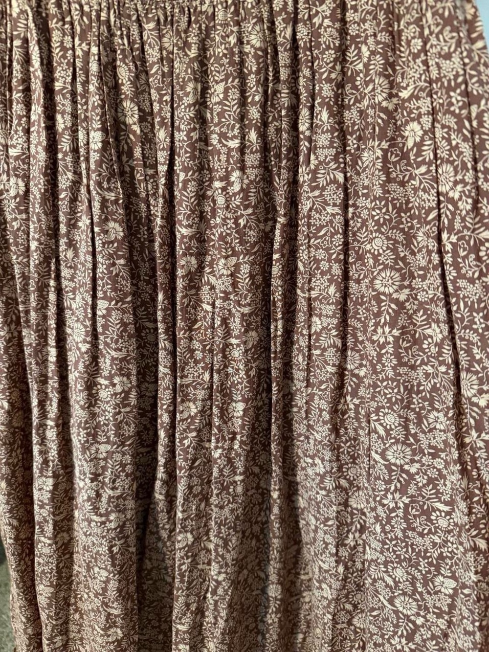 Doen Collette Floral Maxi Dress in Terra Cotta Garden Print - Picture 3 of 5
